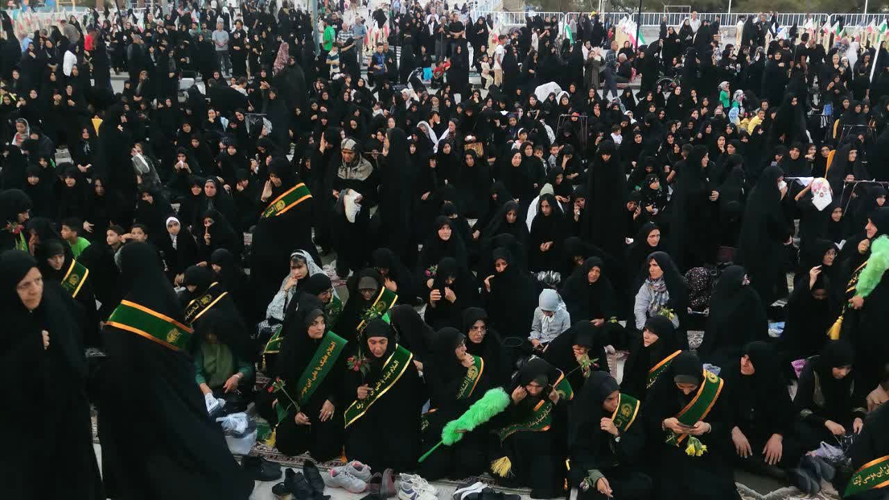 کاروان عزاداری «شمیم کرامت» در سوگ شهادت امام رضا (ع) در شهرضا به حرکت درآمد