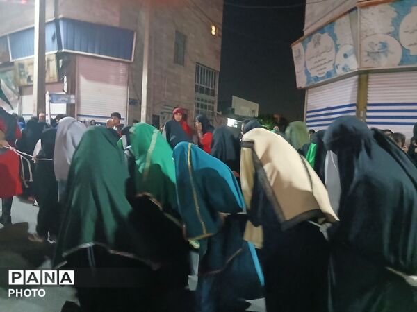 کاروان نمادین اُسرای کربلا در زیبادشت فردیس 