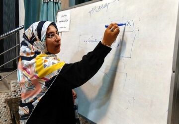 جلسه آموزش خبرنویسی و خبرنگاری در باقرشهر 
