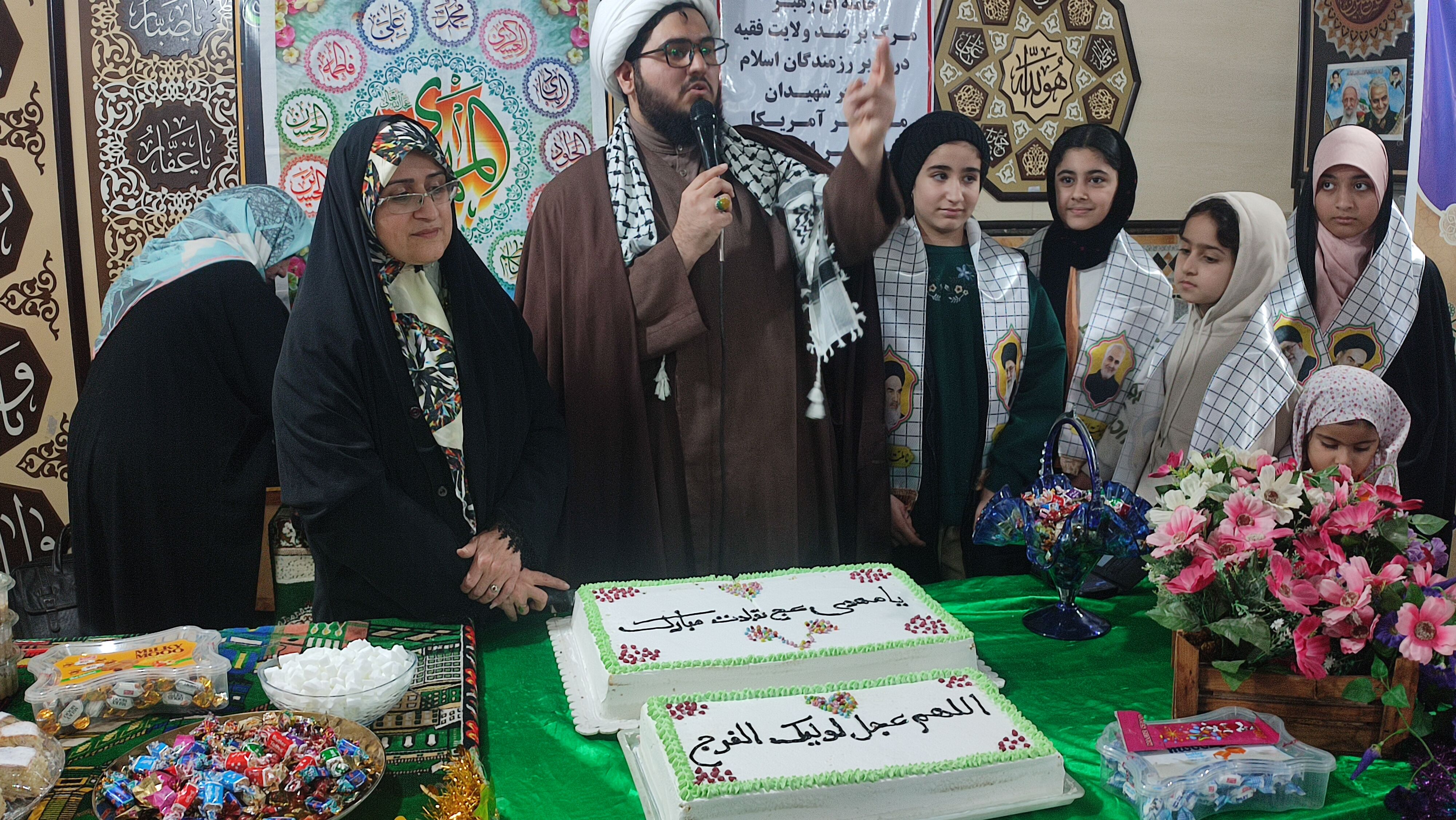 جشن نیمه شعبان در امامزاده سید حمزه قائمشهر