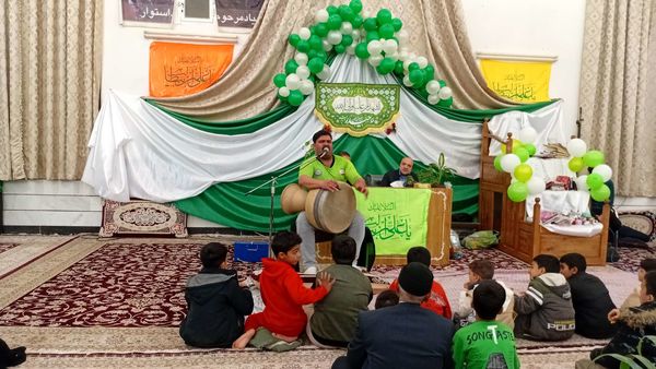 جشن باشکوه ولادت امام علی (ع) در روستای نقاب خلیل آباد