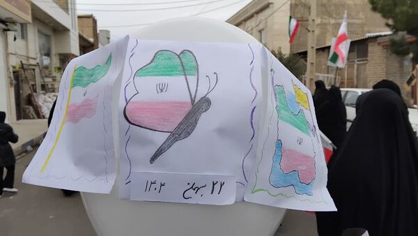 خلق حماسه سالگرد پیروزی انقلاب در روستای صرم 
