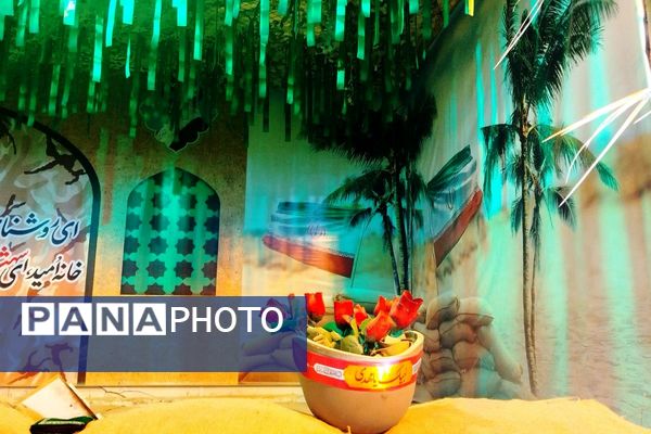 سومین روز اردوی راهیان نور دانش آموزان ملارد در اروند رود