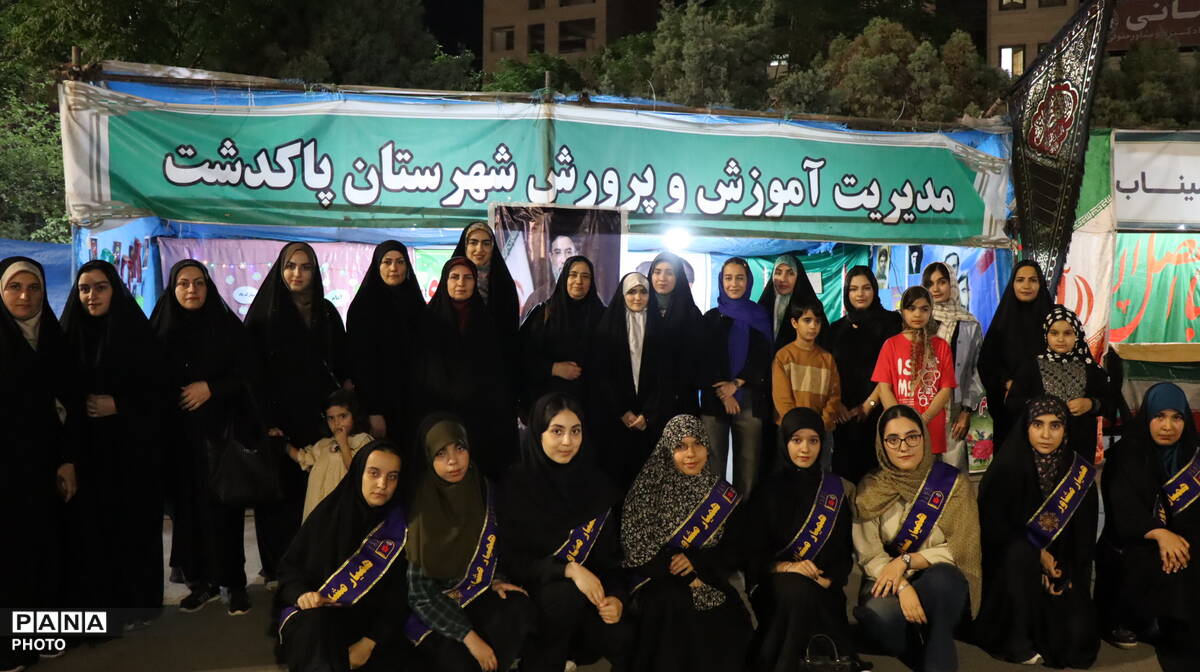 حضور پرشور دانش‌آموزان دبیرستان شهدای مظفر در نود و نهمین موج اجتماع مردمی پاکدشت