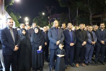 بازدید معاون آموزش ابتدایی وزیر از موکب آموزش و پرورش در تبریز
