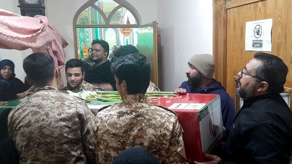 شهید گمنام مهمان محله الهیه شد