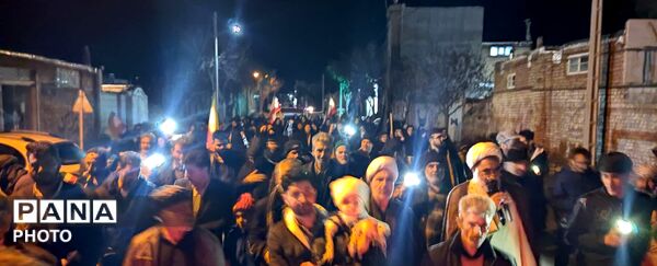 اجتماع و راهپیمایی در روستای همت آباد باخرز
