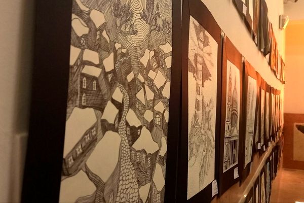 ژوژمان گرافیک در هنرستان اسوه رباط‌کریم