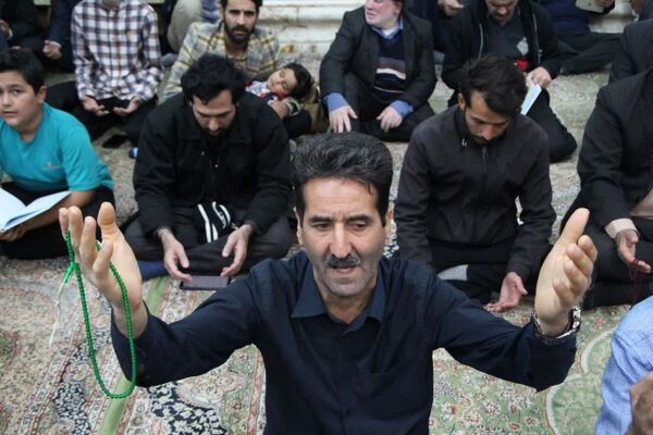 مراسم چهلم شهدای فتنه آمریکایی، صهیونیستی در امامزاده سید نصرالله یزد