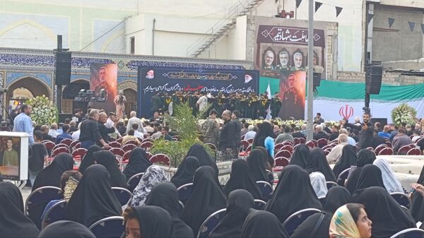 چهلم سردار حاجی‌زاده و فرزندان شهدا در منطقه ۱۷