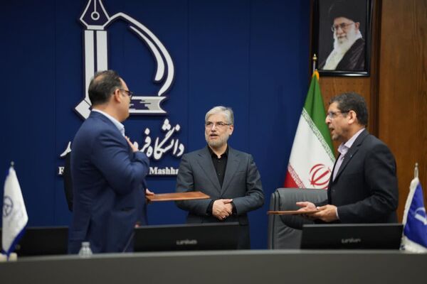 آیین بازگشایی سالن شورای دانشگاه فردوسی مشهد و امضای دو تفاهم‌نامه همکاری با شرکت‌های فناور