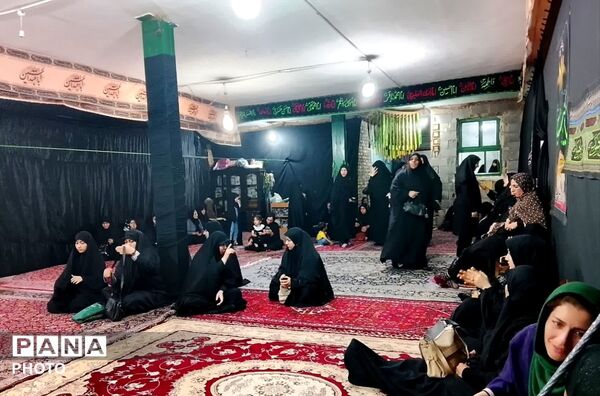 مراسم شب سوم محرم در مسجد جامع حجت بن الحسن العسکری (عج)فردیس