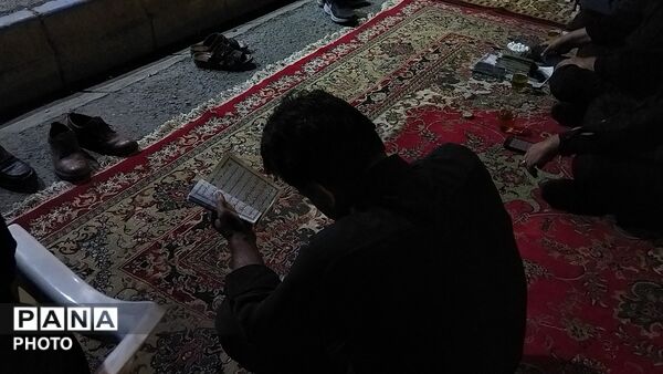 موکب عاشقان امام رضا (ع)  بلوار فضل نیشابور در ششم شب محرم ۱۴۰۵ 
