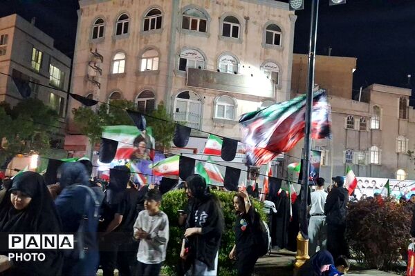 تجمعات شبانه ضد صهیونیستی در میدان نماز شهرری 