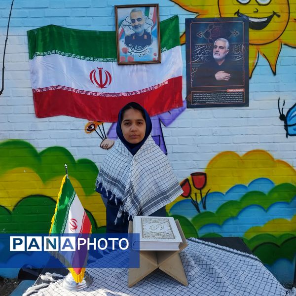 پنجمین سالگرد سردار قاسم سلیمانی در مدرسه شهید خاقانی شیروان