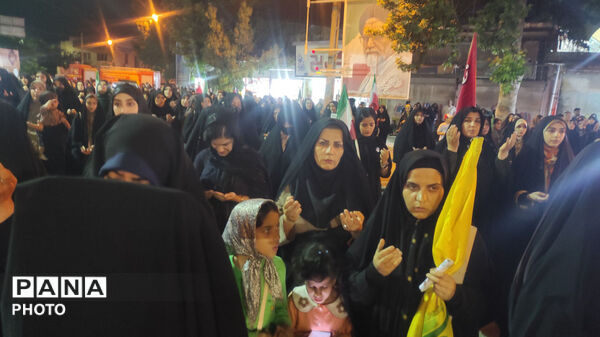 حضورپرشور کوهدشتی هادرصحنه دفاع از اقتدار کشور