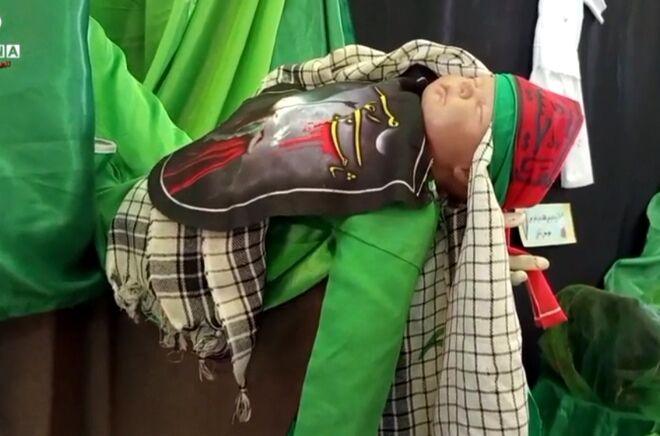 حضور پرشور مادران و شیرخوارگان در مراسم گرامیداشتِ حضرت علی‌اصغر (ع)