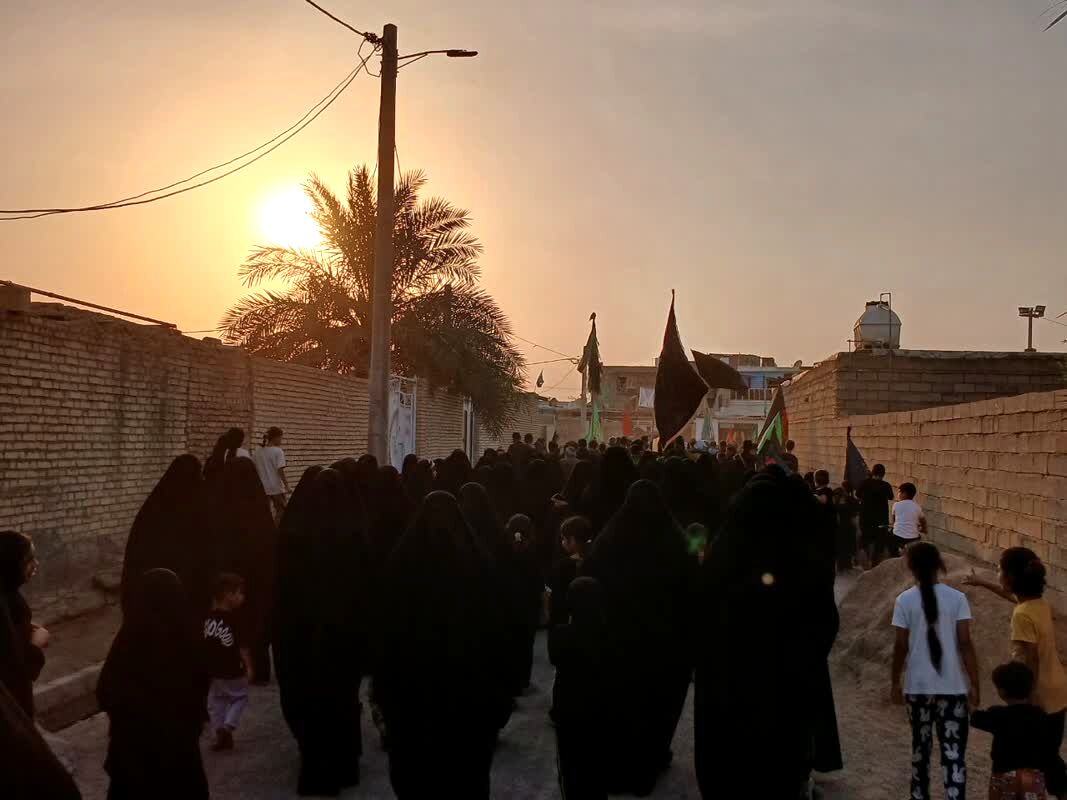 تشییع نمادین پیکر امام حسین(ع) در گمبوعه بزرگ