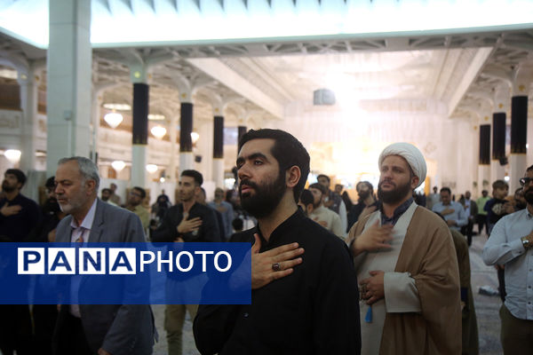 مراسم بزرگداشت حضرات «حمزه» و «عبدالعظیم حسنی» در حرم حضرت معصومه(س)