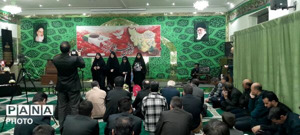 چهلمین روز شهادت امام خامنه‌ای در آموزش و پرورش تبادکان