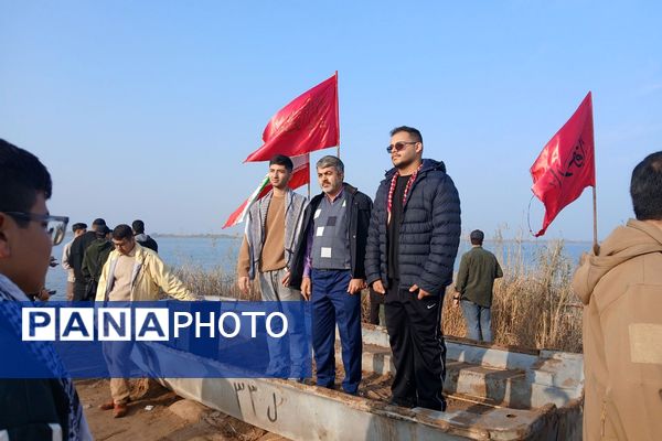 حضور دانش‌آموزان ناحیه دو شهرری در اردوی راهیان نور 