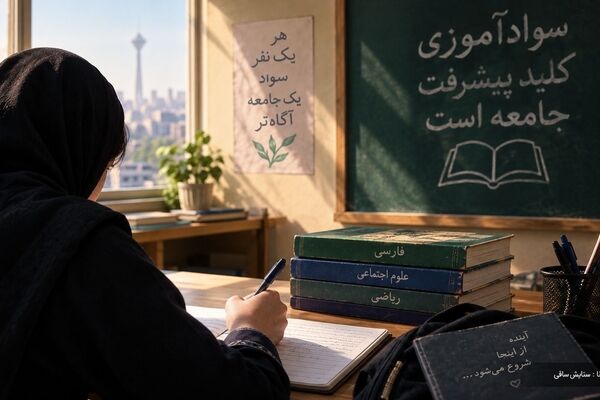 سوادآموزی؛ گامی مؤثر در مسیر رشد و آگاهی جامعه