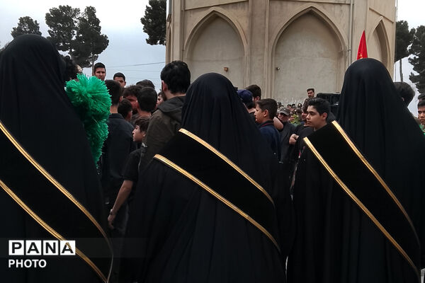 مراسم تشیع شهید جوان یوسف‌آباد