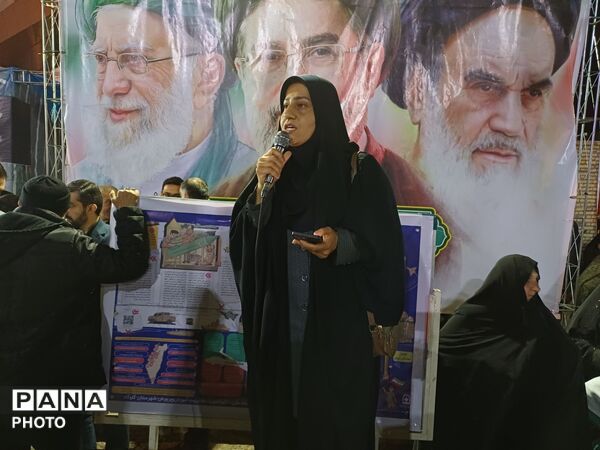 فرهنگیان و دانش‌آموزان گلوگاه یک‌صدا برای انقلاب