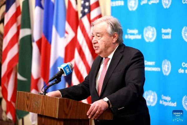 دبیر کل سازمان ملل بر جلوگیری از هرگونه تشدید تنش در جهان تاکید کرد