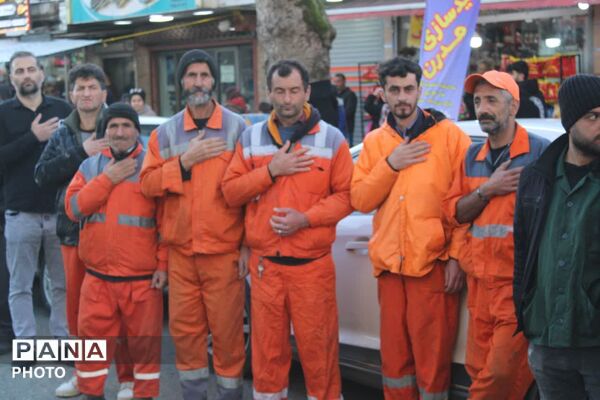 اجتماع سوگواران در رضوانشهر 