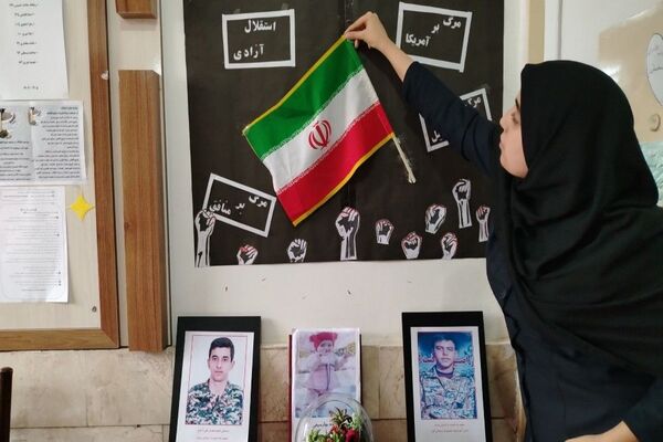آماده سازی آموزشگاه شهید مجید دهنوی به مناسبت دهه فجر و نیمه شعبان