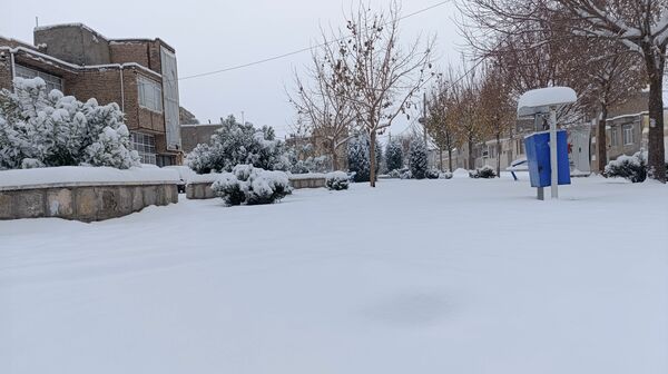 بارش زیبای برف پاییزی در شهرستان نیشابور 