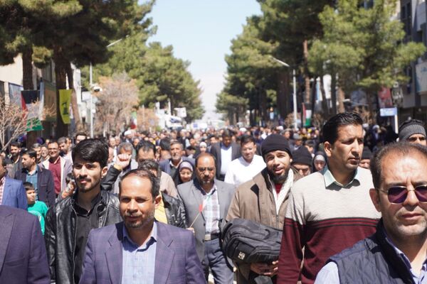طنین فریاد قدس در خیابان‌های تربت حیدریه 