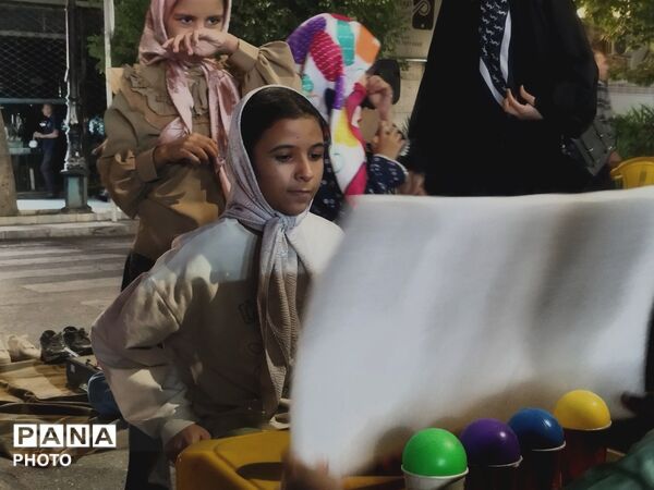 فعالیت موکب کودک فرهنگیان مسجد جامع شهرستان نیشابور در قاب پانا 