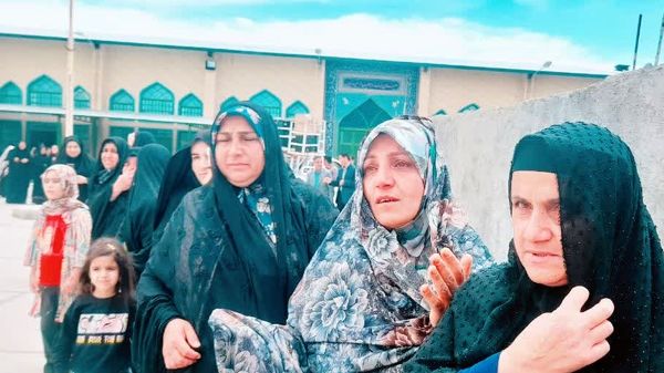 ورود پرچم متبرک حرم رضوی به شهرستان مارگون