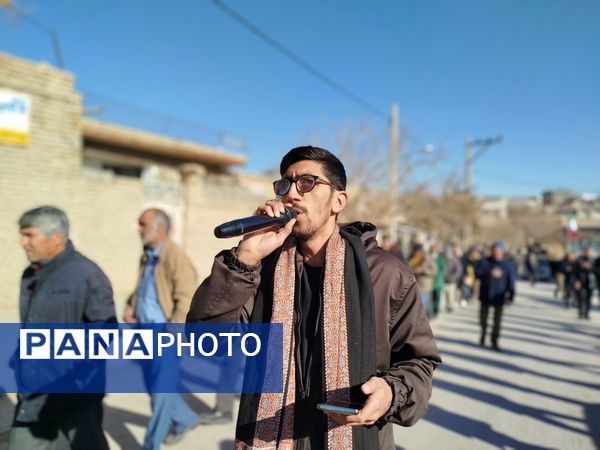 دسته‌روی و عزاداری ایام فاطمیه دوم در شهر درق