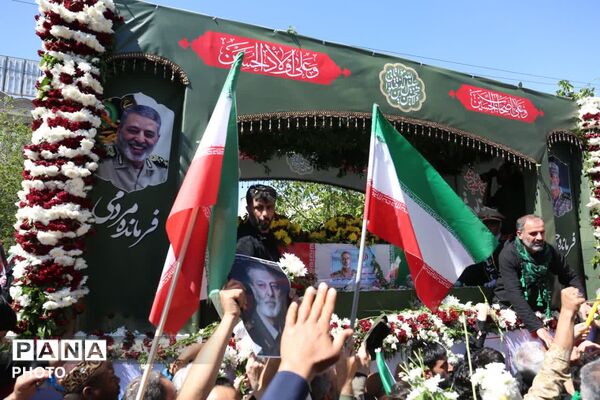 مراسم تشییع امیر سپهبد شهید سید عبدالرحیم موسوی در قم