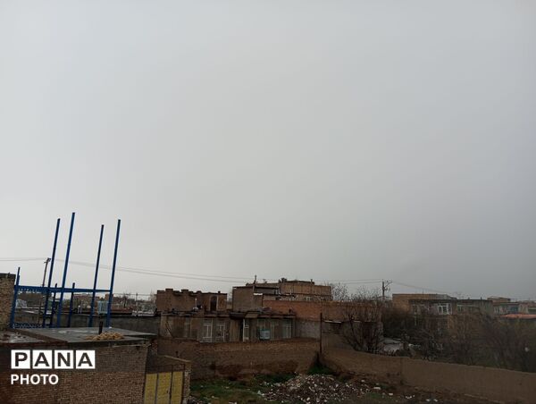 بارش باران بهاری در شهرستان نیشابور