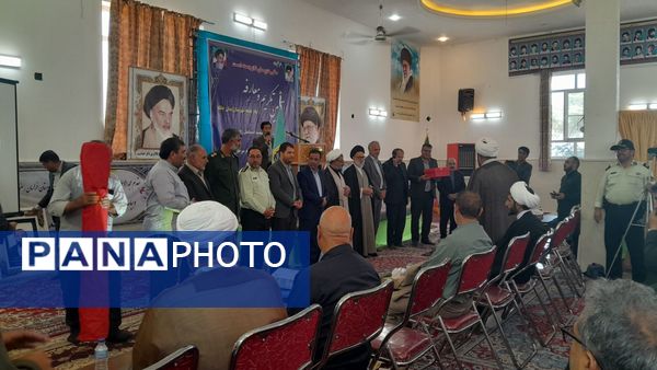 مراسم تکریم و معارفه امام جمعه میان‌جلگه با حضور مسئولان برگزار شد