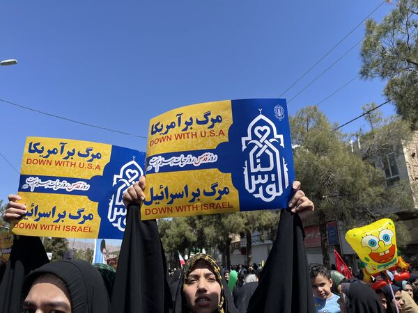 راهپیمایی روز جهانی قدس در شهرستان بیرجند