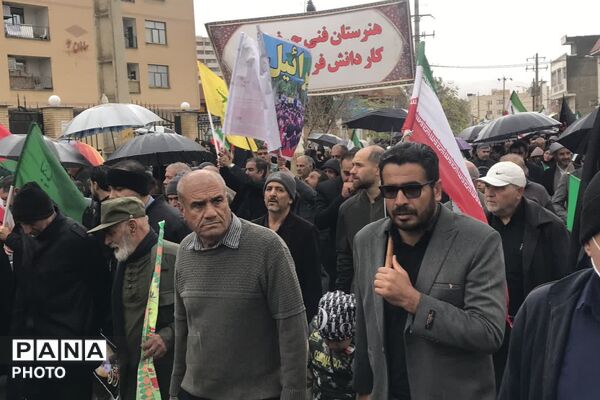 حضور مردم صدرا در راهپیمایی روز قدس