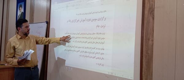 برگزاری کارگاه آموزش خبرگزاری پانا ویژه پسران در تربت جام