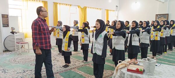 برگزاری اردوی شب مانی سازمان دانش‌آموزی استان البرز 