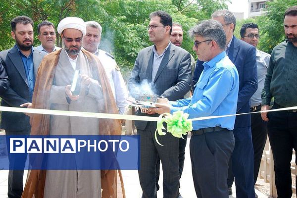 افتتاح نمایشگاه دهه ولایت در بوستان زیتون شهر قیامدشت