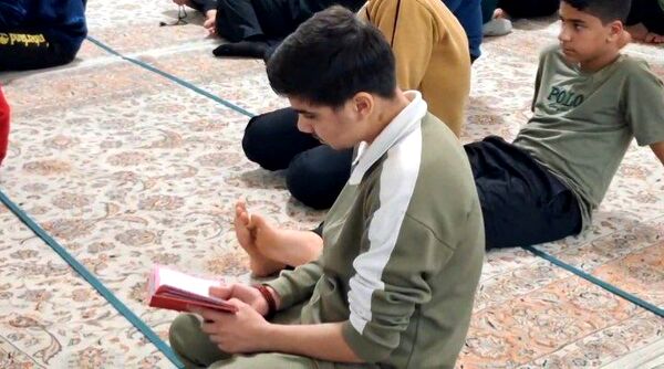 همایش قرآنی معتکفین اعتکاف دانش آموزی کاشمر