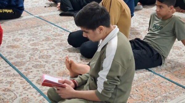 همایش قرآنی معتکفین اعتکاف دانش آموزی کاشمر