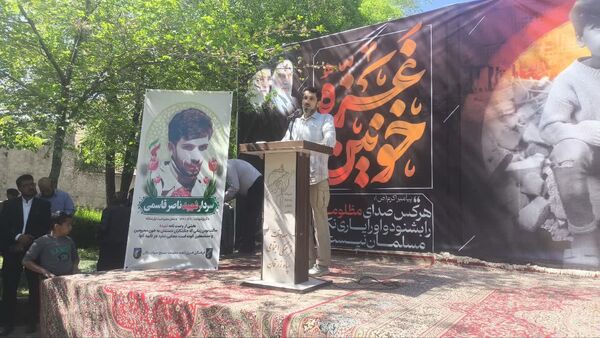 نوجوانان وجوانان زرقانی ثابت کردندکه با مردم فلسطین هم درد هستند 