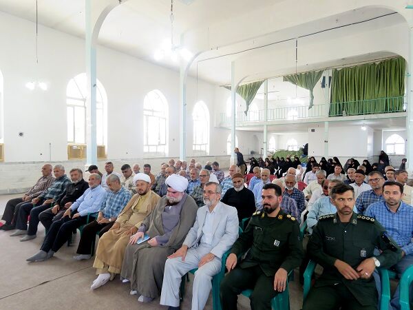 همایش سیاسی و بصیرتی بسیجیان شهر درق 