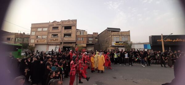 برگزاری مراسم تعزیه‌خوانی در منطقه نیروگاه قم