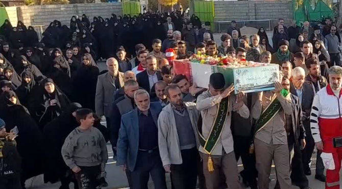 شمیم عطر بهشت در شهر صغاد با حضور شهید گمنام